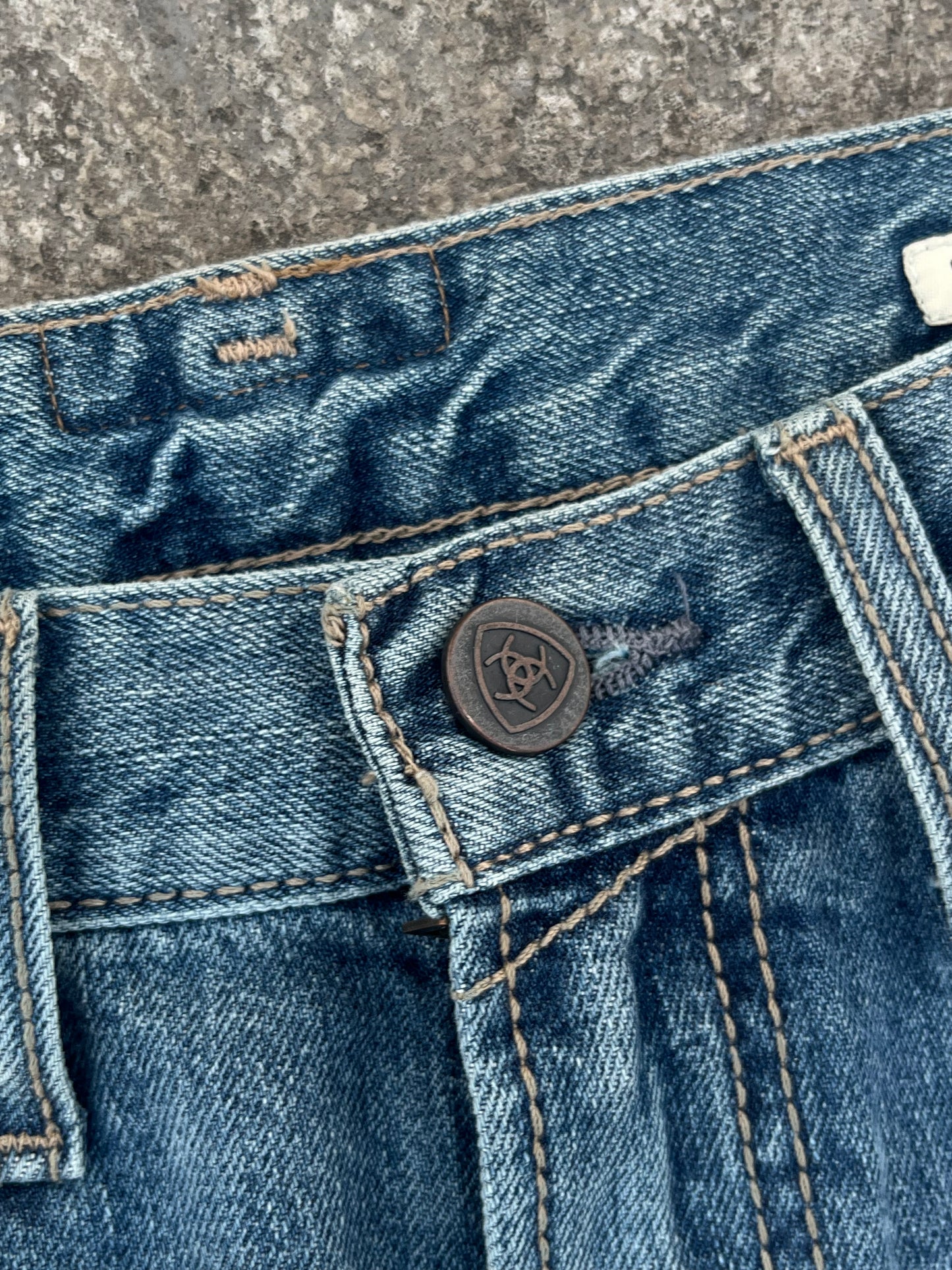 Vintage M2 Loop Lock Relaxed Bootcut Jeans (30)
