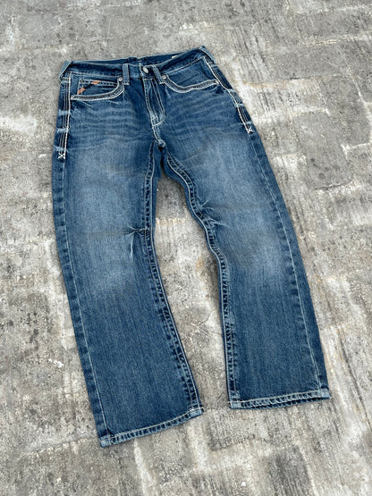 Vintage M2 Loop Lock Relaxed Bootcut Jeans (30)