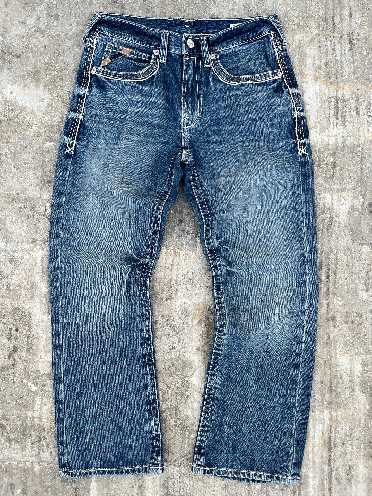 Vintage M2 Loop Lock Relaxed Bootcut Jeans (30)
