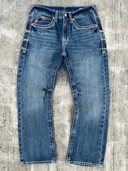 Vintage M2 Loop Lock Relaxed Bootcut Jeans (30)