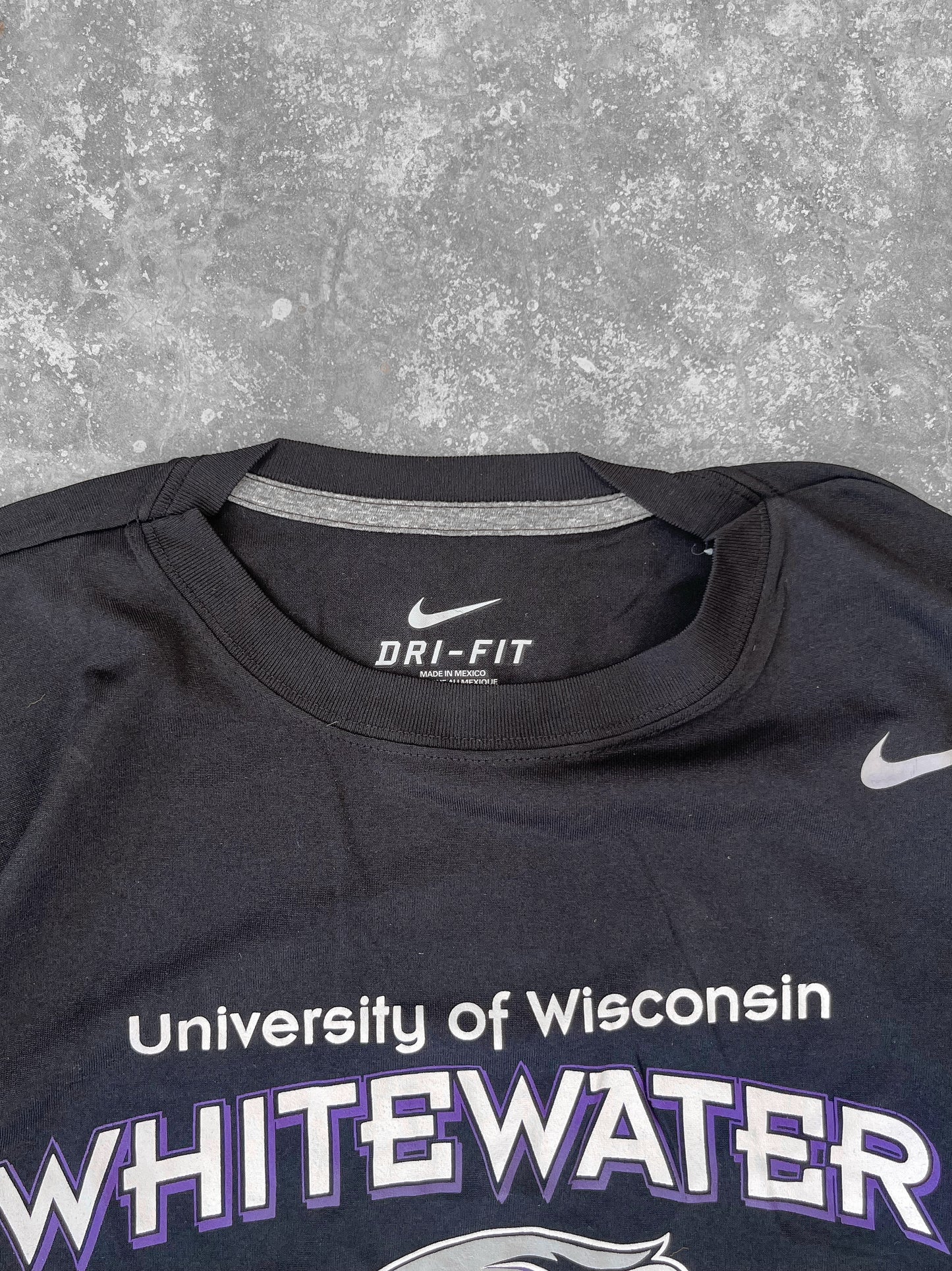 Nike Dri Fit University of Wisconsin White-Water Tee (S)