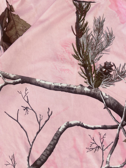 Realtree Full Sleeves Pink Camo Tee (M)