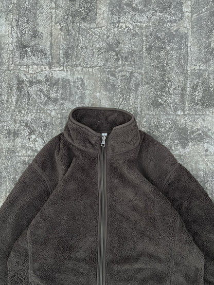 Uniqlo Dark Grey Fur Fleece Zipper (M)