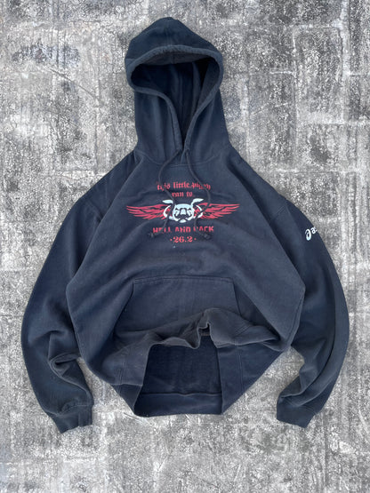 Stone Washed Asics Hoodie (M/L)