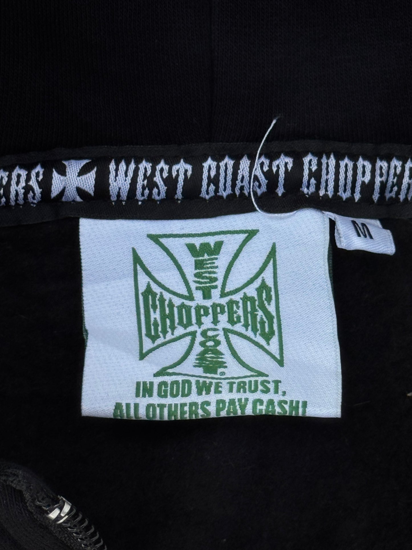 West Coast Choppers Chapel "666" Sleeveless Hoodie (M)