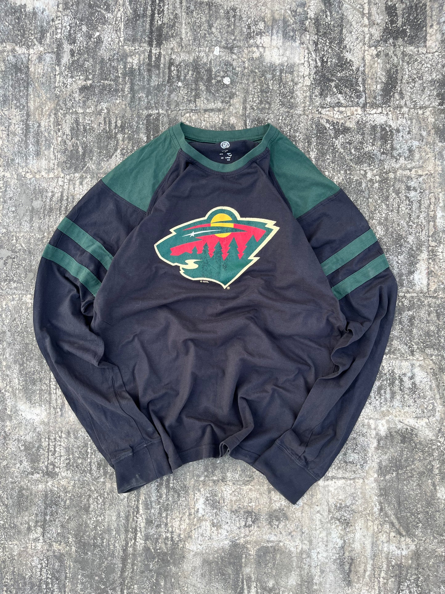 Vintage NHL Minnesota Wild Full Sleeves Tee (M/L)