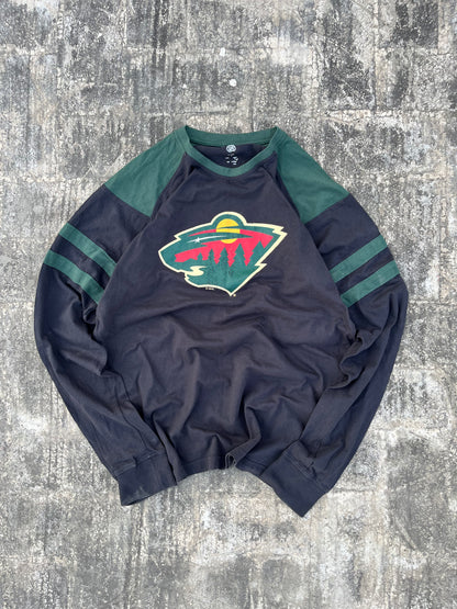 Vintage NHL Minnesota Wild Full Sleeves Tee (M/L)