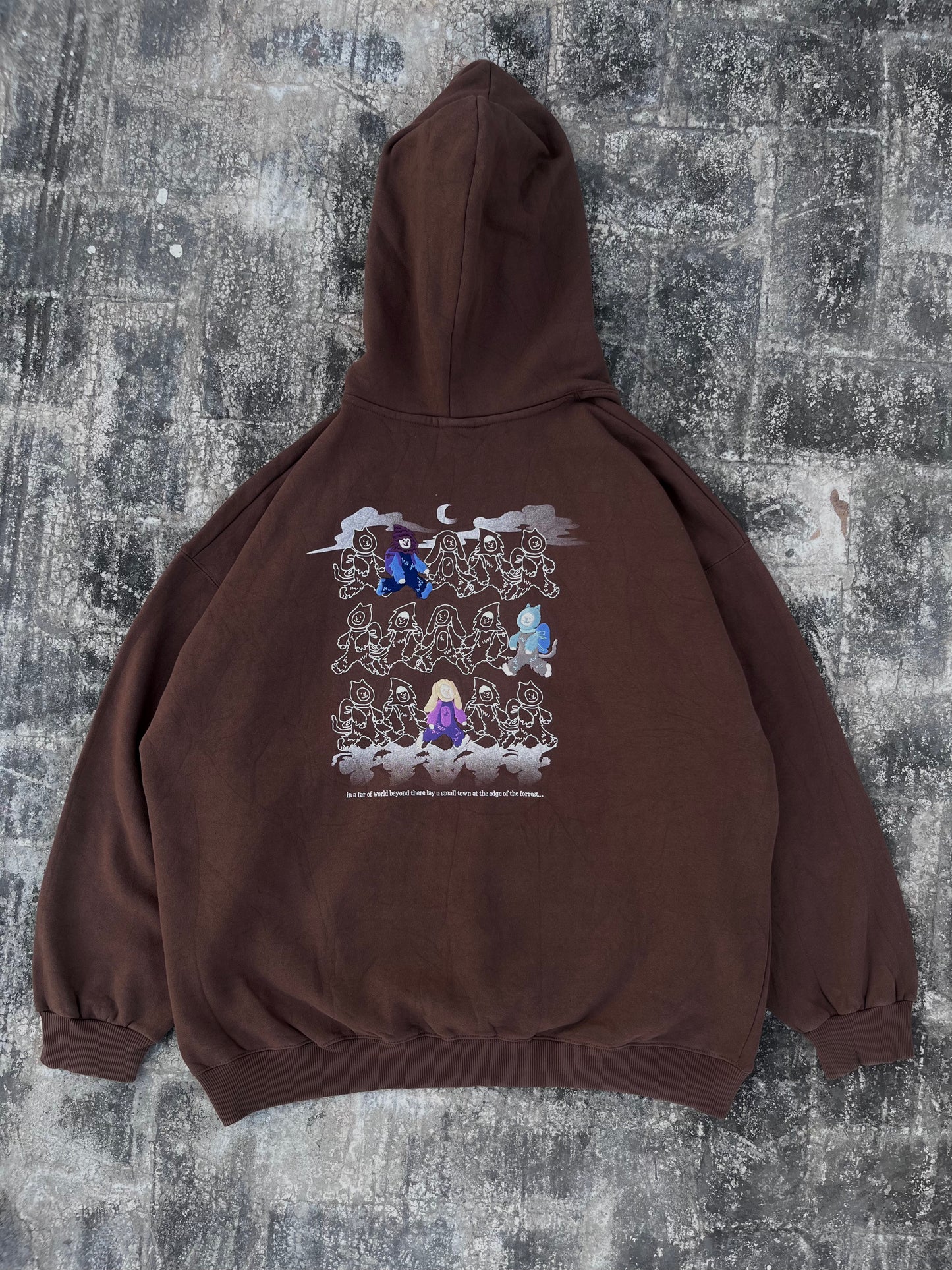 Once Upon a Time Embroidery Hoodie (L/XL)