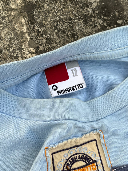 Light Blue Culture Amaretto Full Sleeves Tee (S/XS)