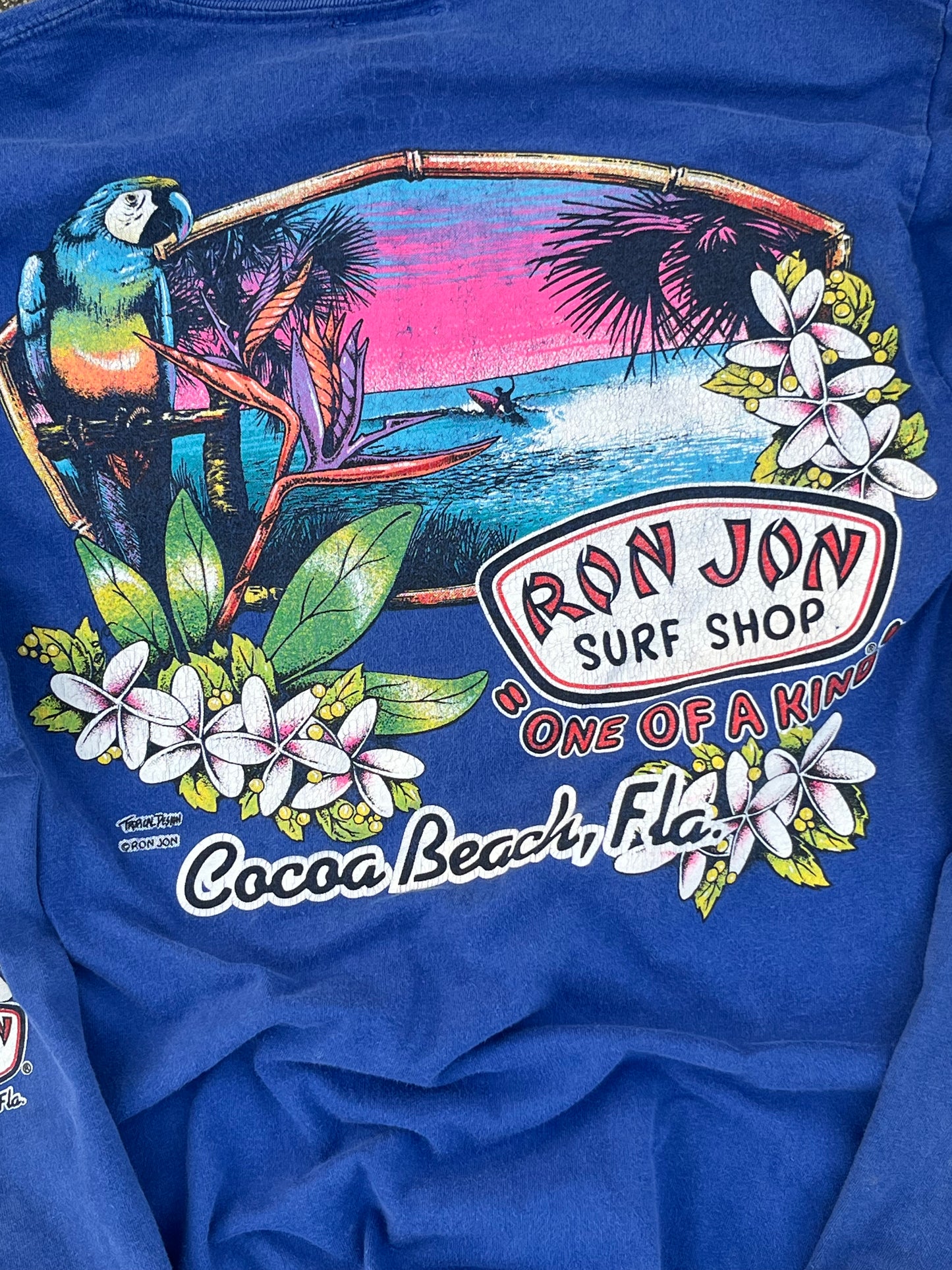 Vintage Ron Jon Surf Shop Full Sleeves Tee (S)