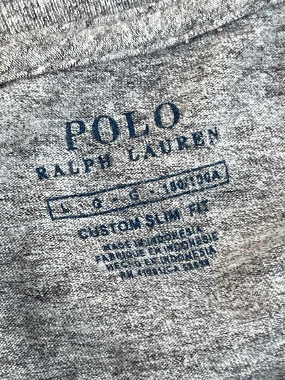 Polo by Ralph Lauren Grey Full Sleeves Tee (M)