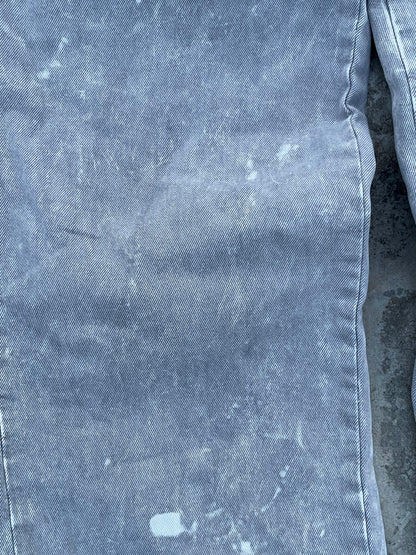 Pull and Bear Grey Stone Washed Baggy Jeans (34)