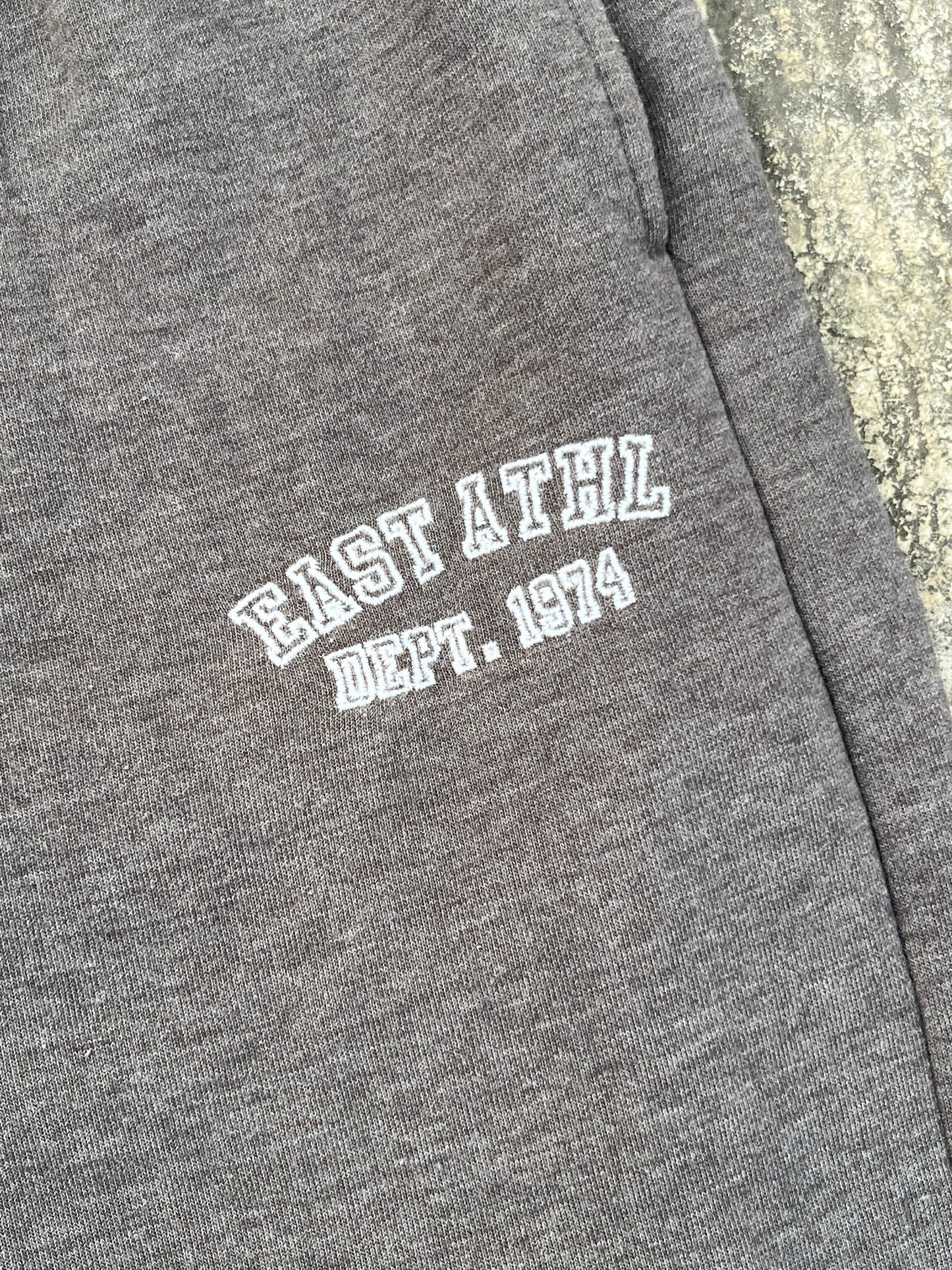 Vintage Nutmeg East Athl. Dark Grey Baggy Sweatpants (S/M)