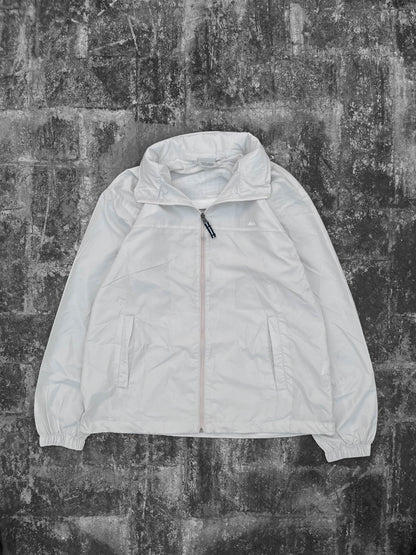 First Down Full White Windbreaker (M)