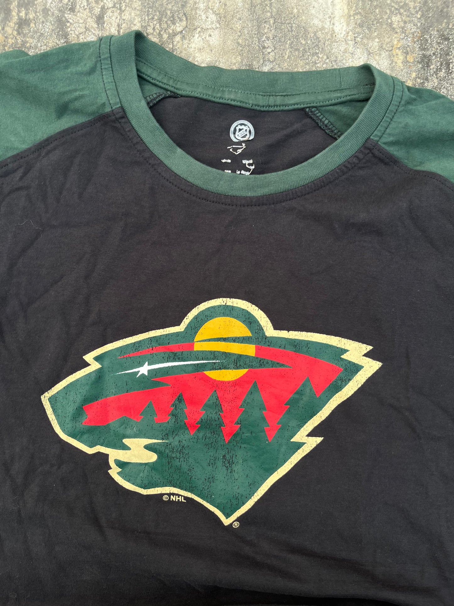 Vintage NHL Minnesota Wild Full Sleeves Tee (M/L)