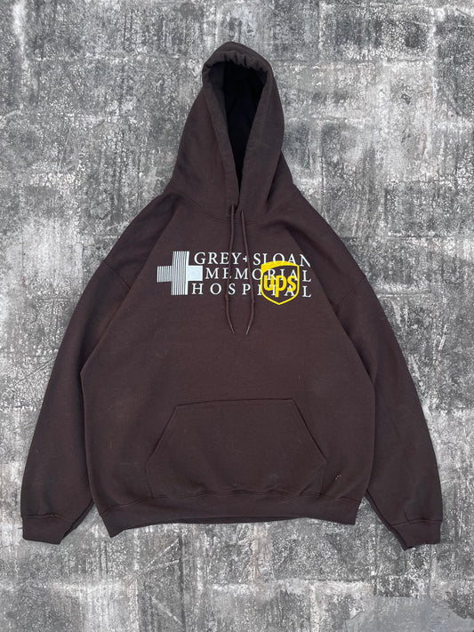 UPS Vintage Oversized Hoodie (M)