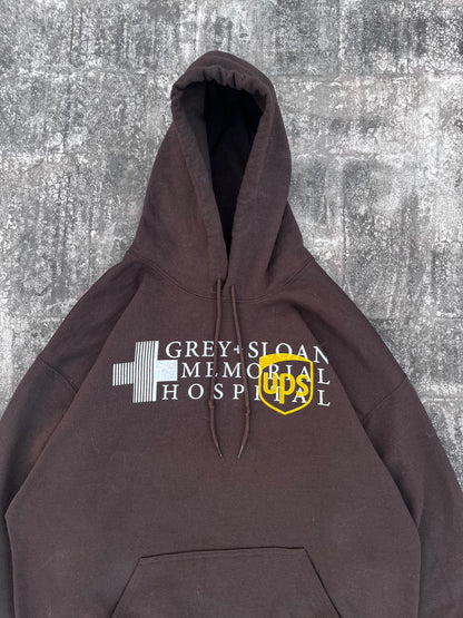 UPS Vintage Oversized Hoodie (M)