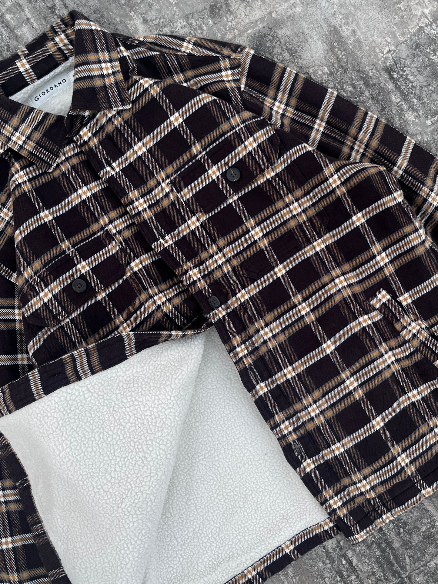 Giordano Flannel Coat (M)