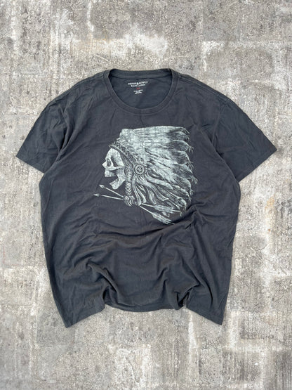 Vintage Ralph Lauren - Denim and Supply Native American Skull Graphic Tee (L/XL)