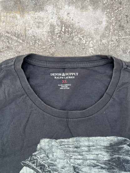 Vintage Ralph Lauren - Denim and Supply Native American Skull Graphic Tee (L/XL)