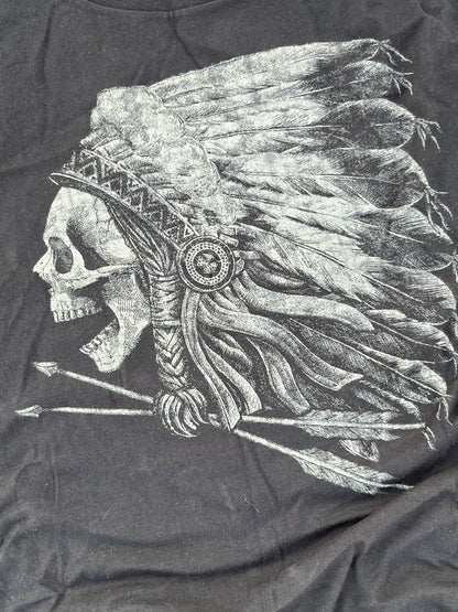 Vintage Ralph Lauren - Denim and Supply Native American Skull Graphic Tee (L/XL)