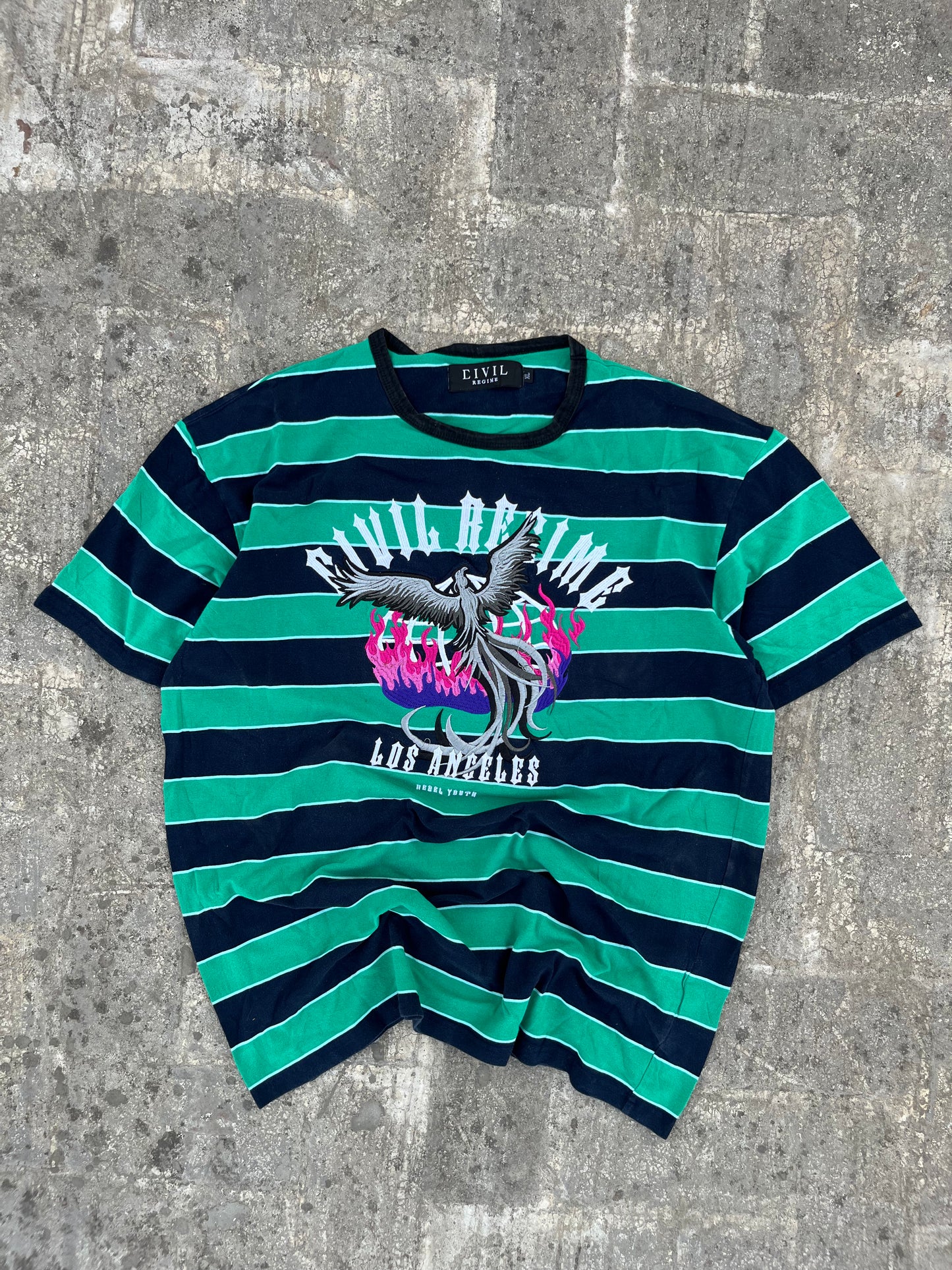 Civil Regime Los Angeles Phoenix Embroidery Tee (L/XL)