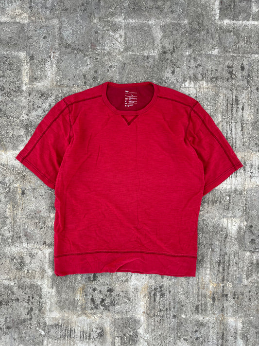 GAP Red Waffle Knit Oversized Tee (M/L)