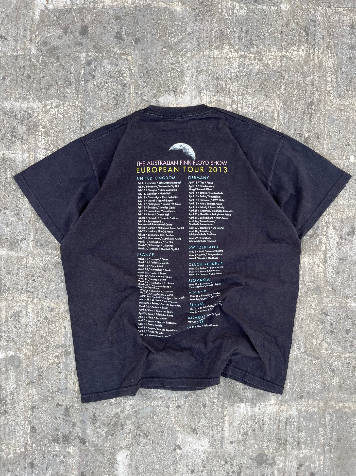 Aussie Floyd Eclipsed by the Moon 2013 Tour Tee (L)