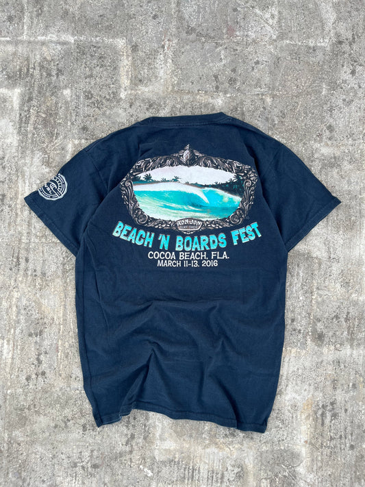 Vans x Ron Jon Surf Shop 2016 Blue Graphic Tee (M)