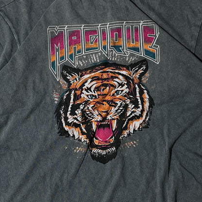 Magique Tiger Grey Tee (S/M)