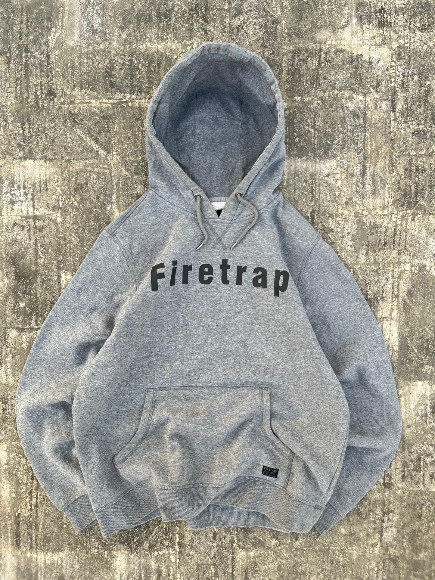 Vintage Firetrap Grey Hoodie (L)