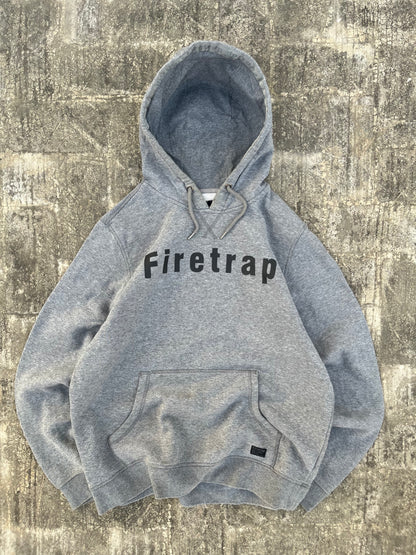 Vintage Firetrap Grey Hoodie (L)