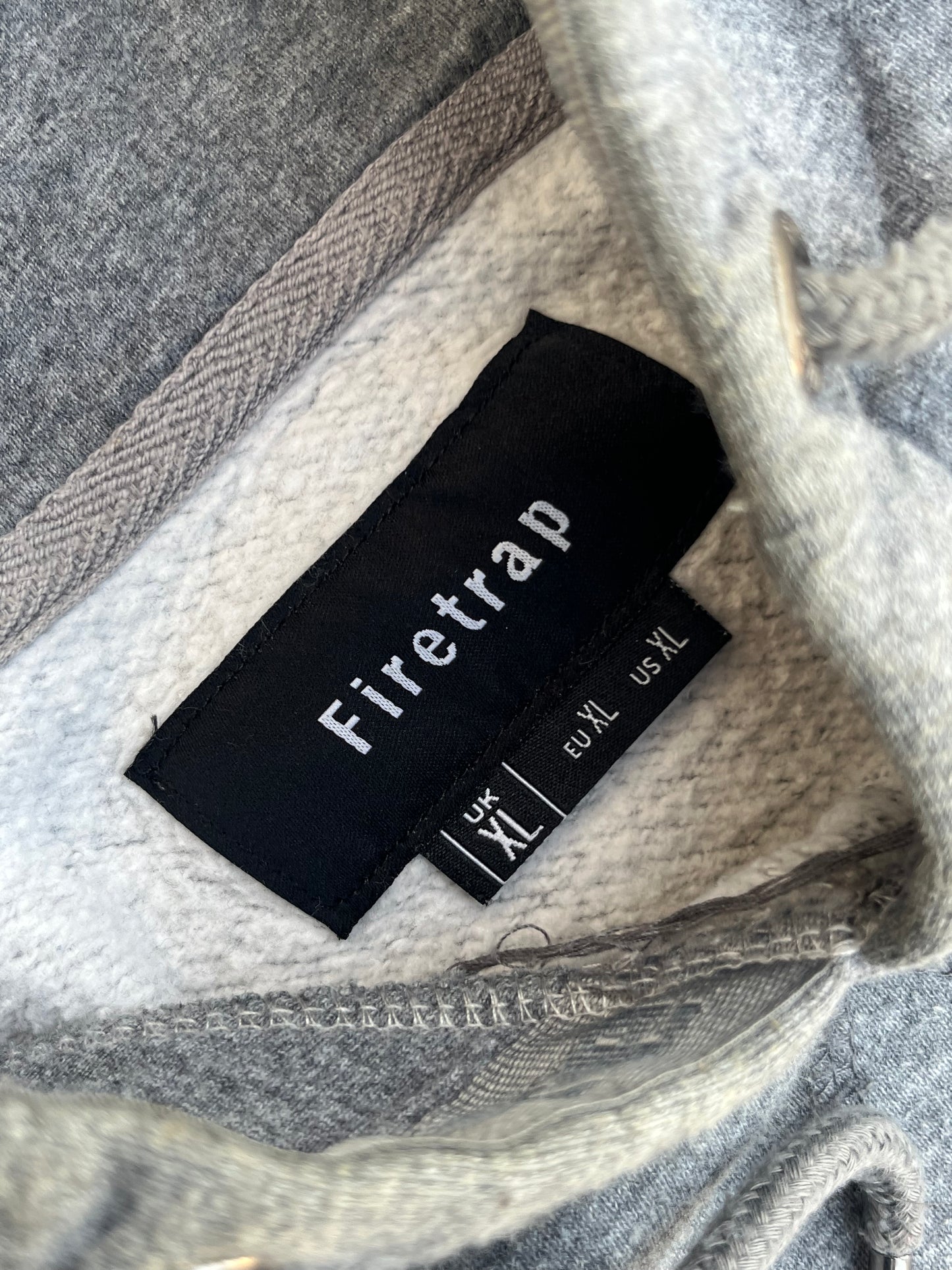 Vintage Firetrap Grey Hoodie (L)