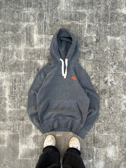 Vintage SuperDry Grey Orange Label Hoodie (M)