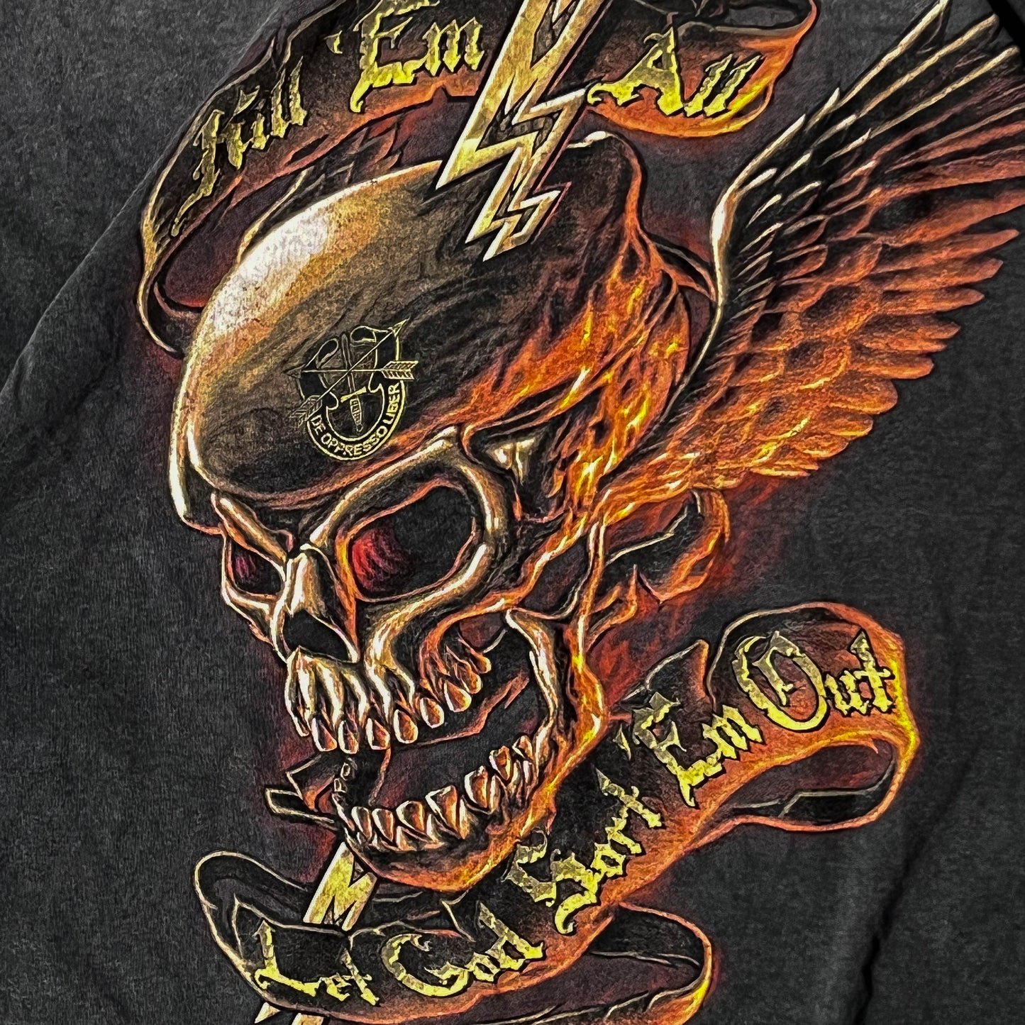Kill 'em All Washed Black (M)