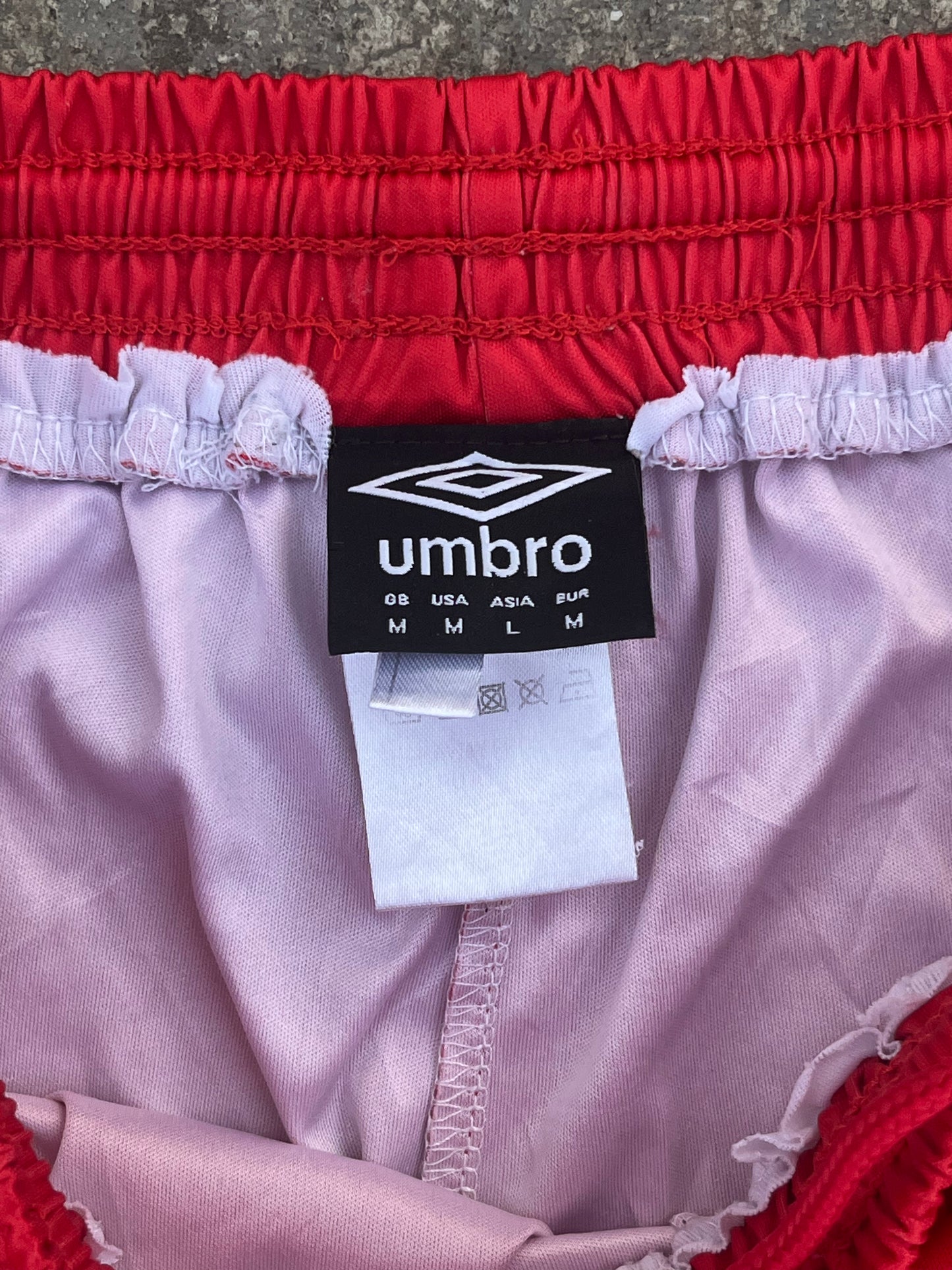 Umbro Red Quickdry Shorts (M)