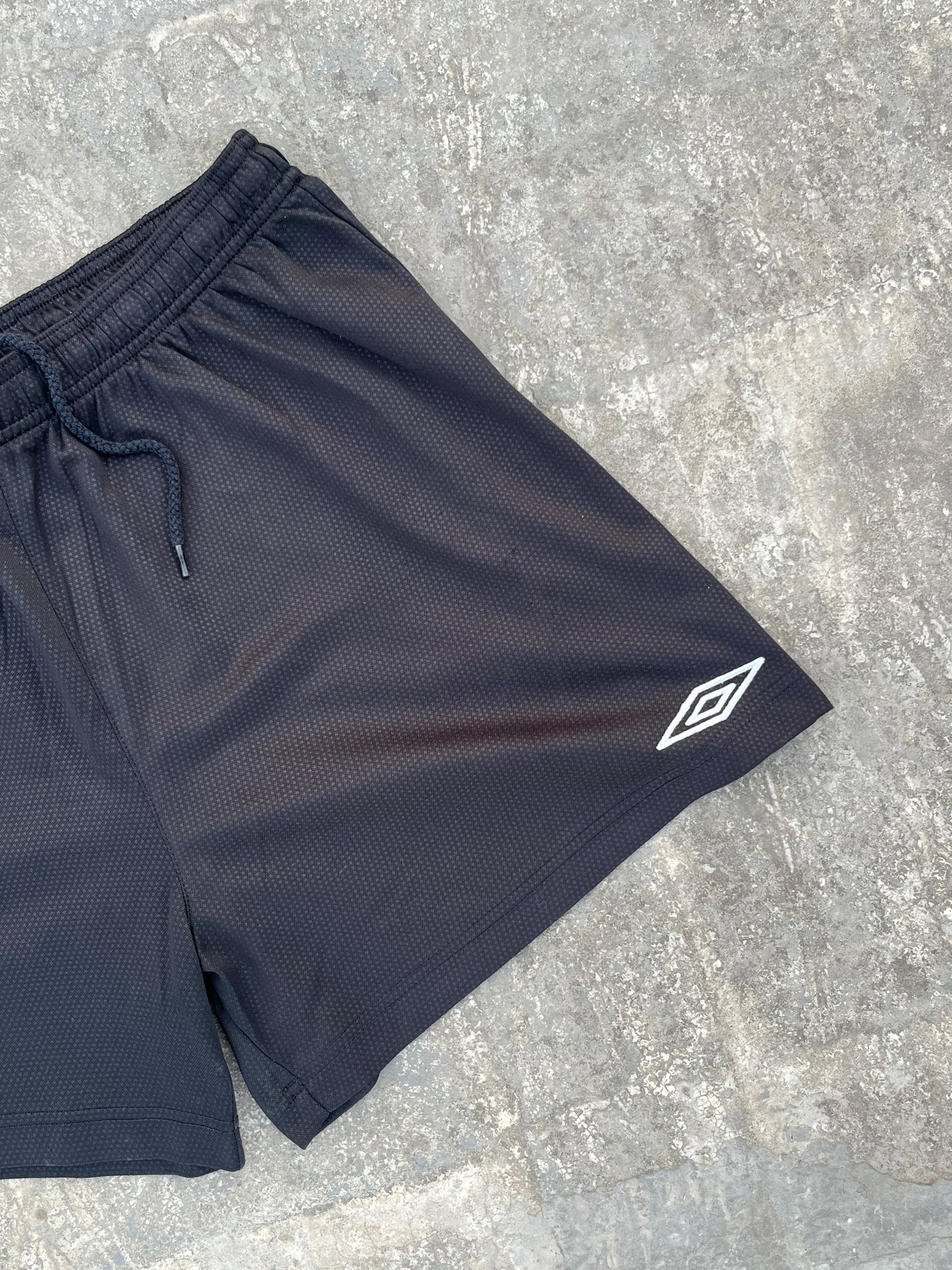 Umbro Black Football Shorts (S/M)