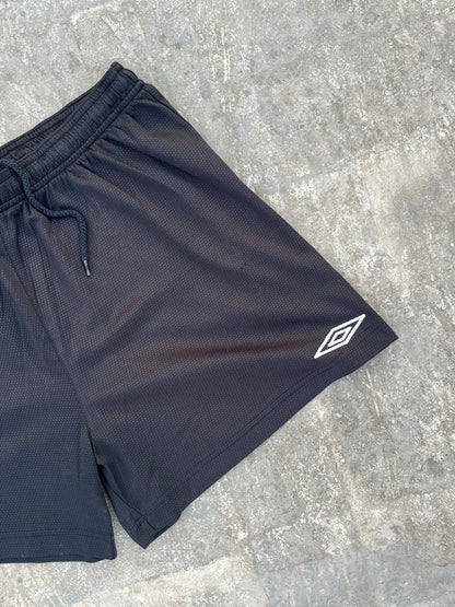 Umbro Black Football Shorts (S/M)