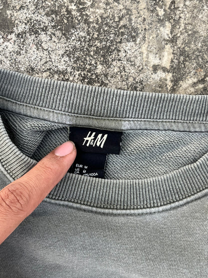 H&M Washed Green Sweatshirt (L)