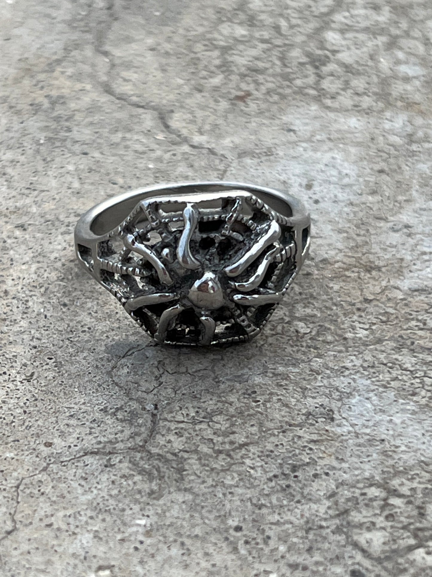 Vintage Spider Web Ring