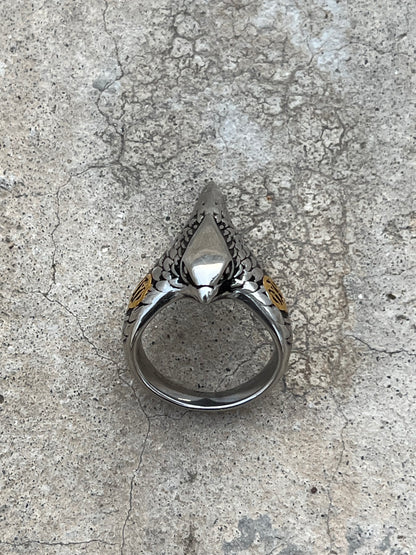 Vintage Viking Eagle Head Ring
