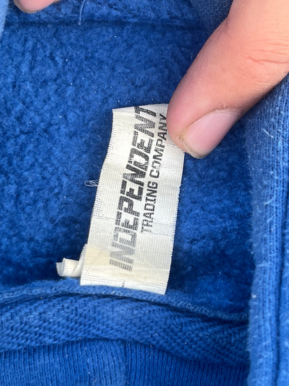 Vintage Man of Your Word Blue Hoodie (M)