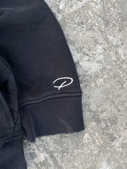 Vintage River Island Black Quarter Zip (S)