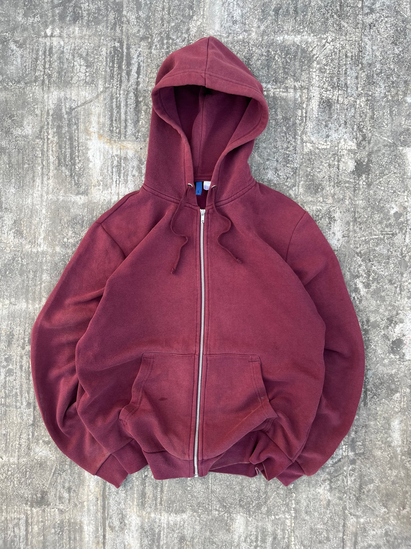 H&M Divided Maroon Zipper Hoodie (M)