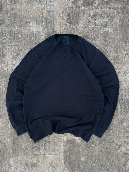 Fruit of The Loom Basic Black Full Sleeves Tee (M)