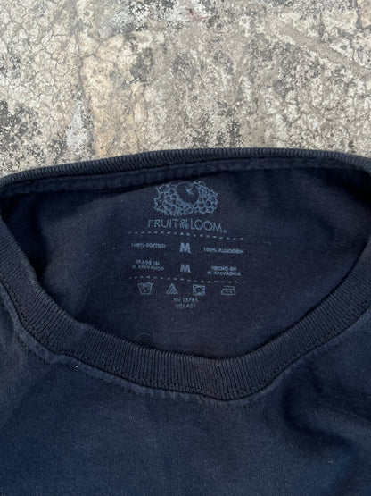 Fruit of The Loom Basic Black Full Sleeves Tee (M)