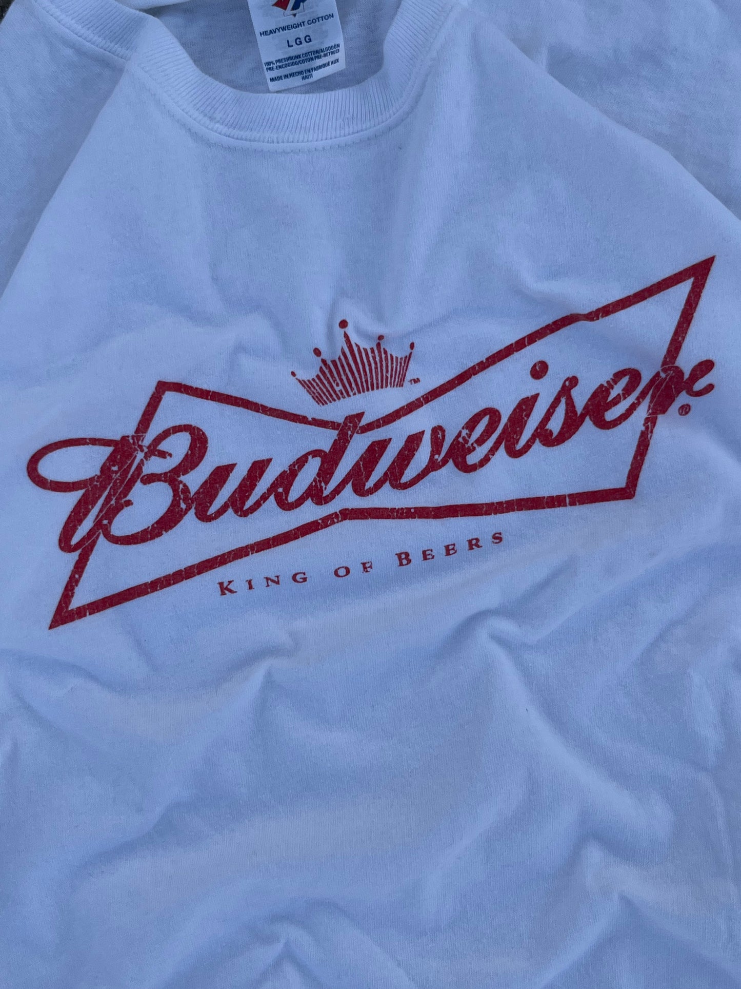 Vintage Budweiser Jerzees Tee (M) ( Super Rare )
