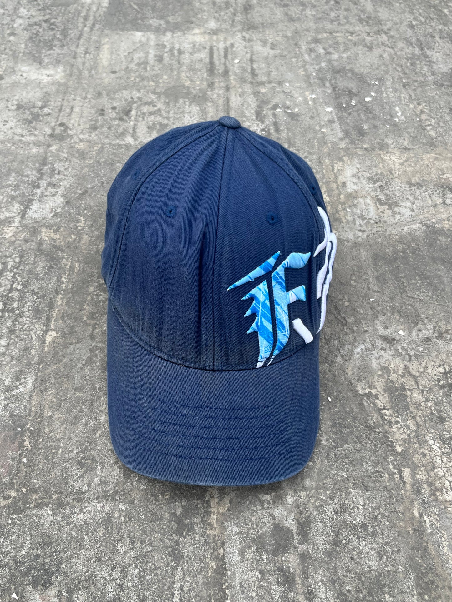 Vintage Fox Racing Blue Fitted Cap