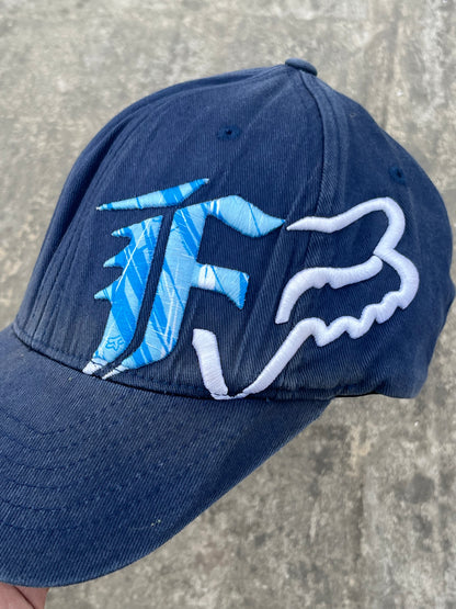 Vintage Fox Racing Blue Fitted Cap