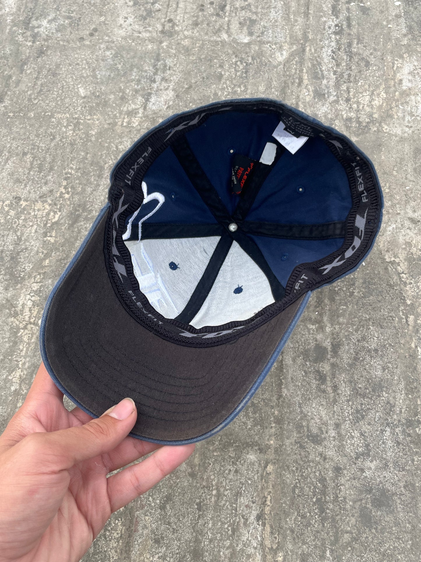 Vintage Fox Racing Blue Fitted Cap